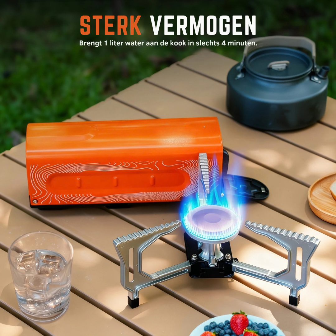 Vooma® Faltbarer Butangas-Campingkocher 2200W