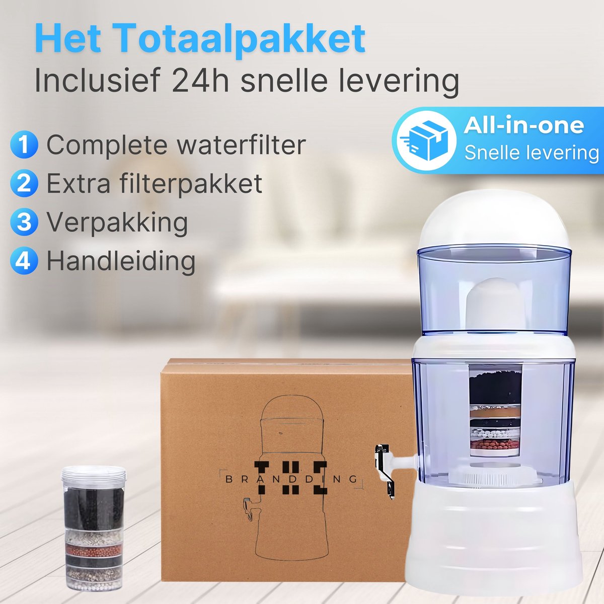 Elixir AquaVital™ 16L Alkaline-Wasserreinigungssystem