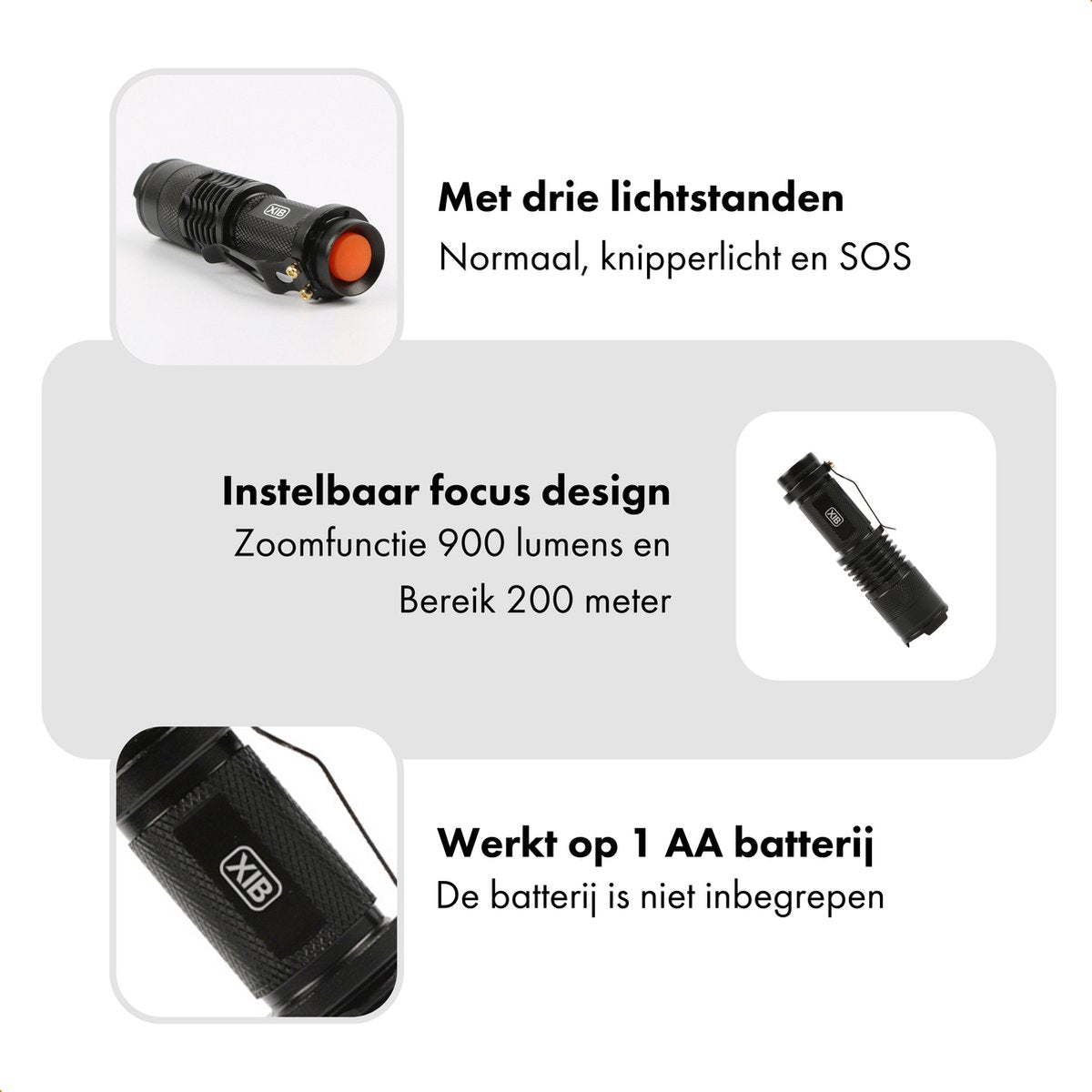 Leistungsstarke Taschenlampe (kleine Größe)