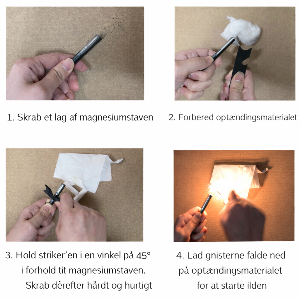 Magnesium-Feuerstarter (mit Handsäge)