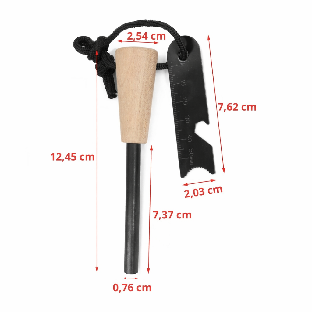 Magnesium-Feuerstarter (mit Handsäge)