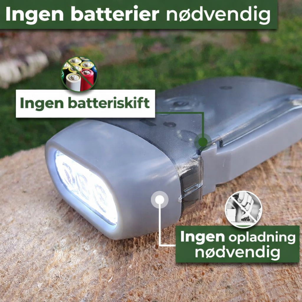 Quetsch-Taschenlampe – Leuchtet immer ohne Batterien (3er-Set)