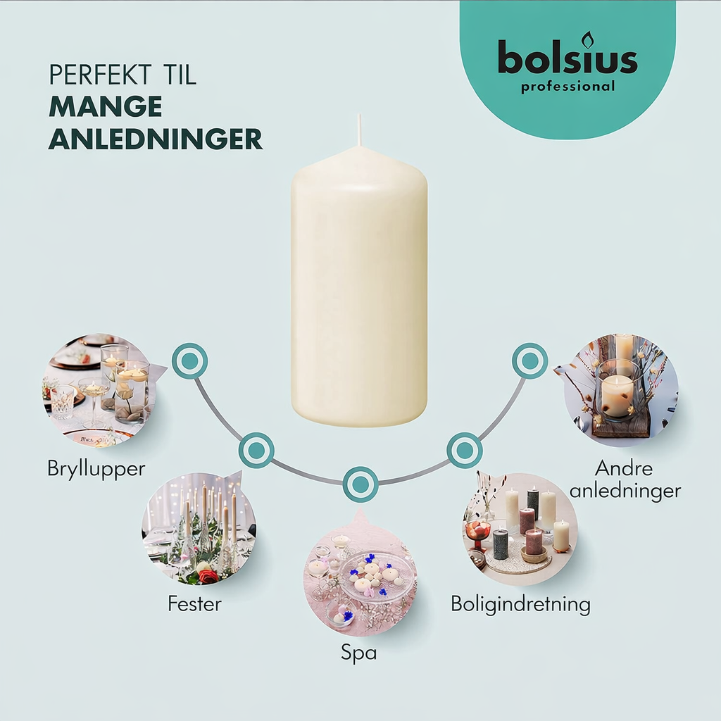 33-Stunden-Säulenkerze - Bolsius