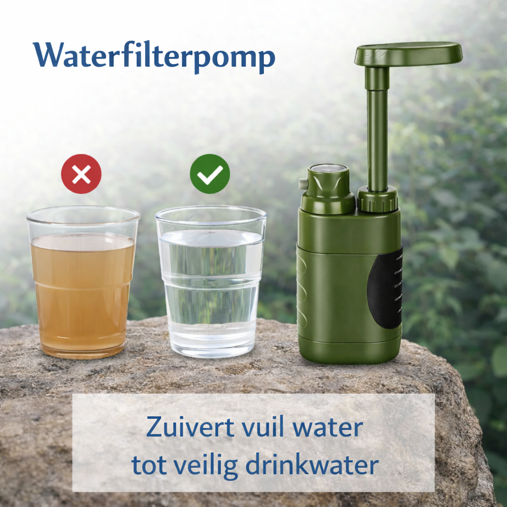 AquaDefender™ Überlebenswasserfilter – Für 3000 Liter sauberes Trinkwasser in Notfallsituationen