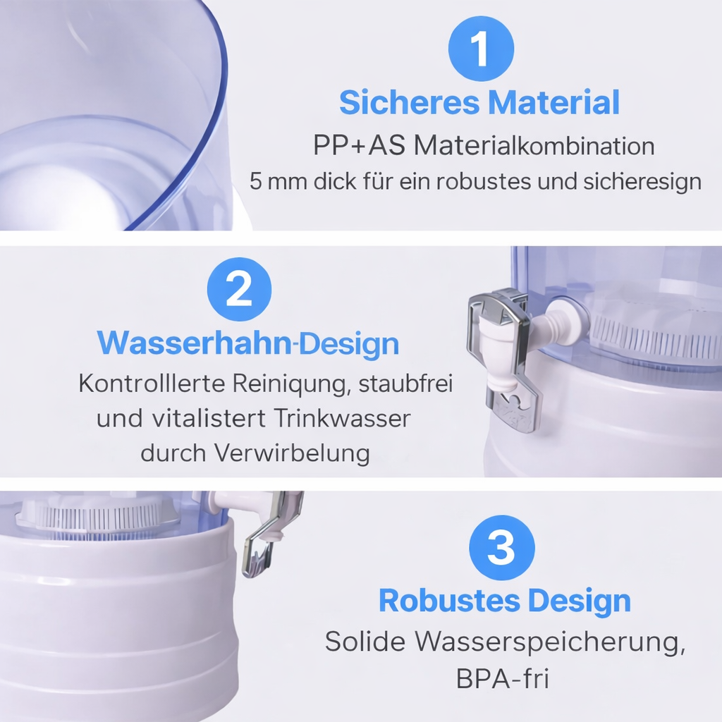 Elixir AquaVital™ 16L Alkaline-Wasserreinigungssystem