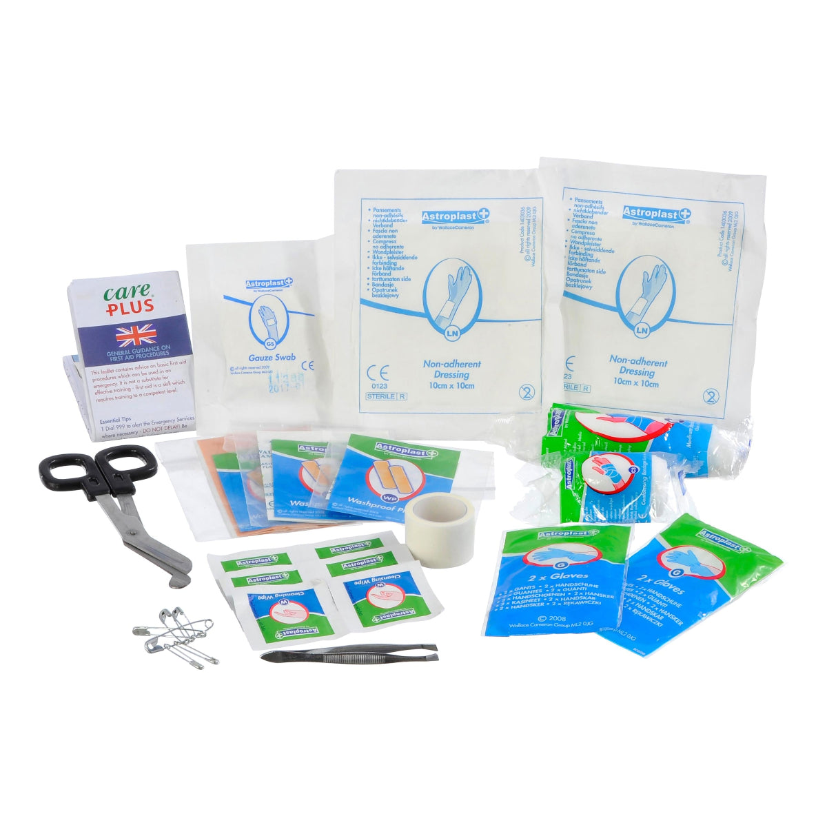 Care Plus Erste-Hilfe-Set Kompakt – Komplettes Erste-Hilfe-Set in kompakter Größe