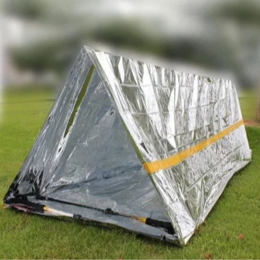 Leichtes Notzelt für 2 Personen – Isolierend & Kompakt – Immer geschützt in Notfallsituationen