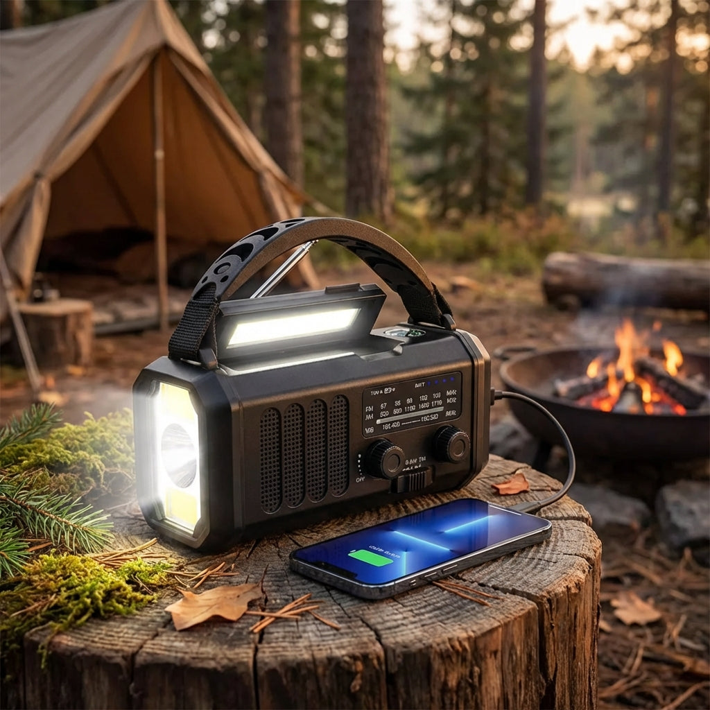 Emergency Radio Ultra mit langlebiger Powerbank (10.000 mAh)