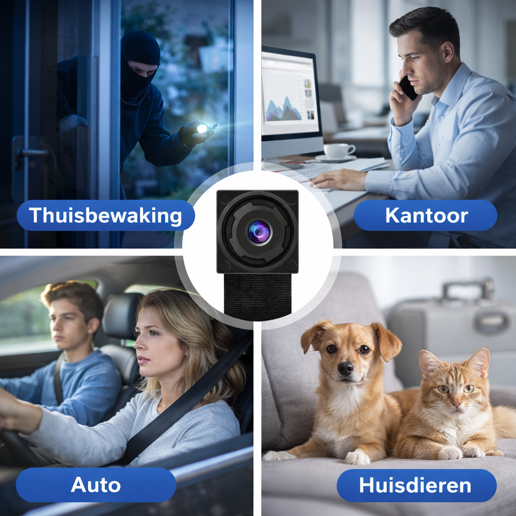 Tuya Spionagekamera – 4K-WLAN-Überwachungskamera mit Nachtsicht
