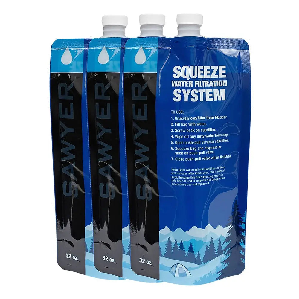 Sawyer SP113 faltbare Wasserbeutel 1 Liter (3er-Set)