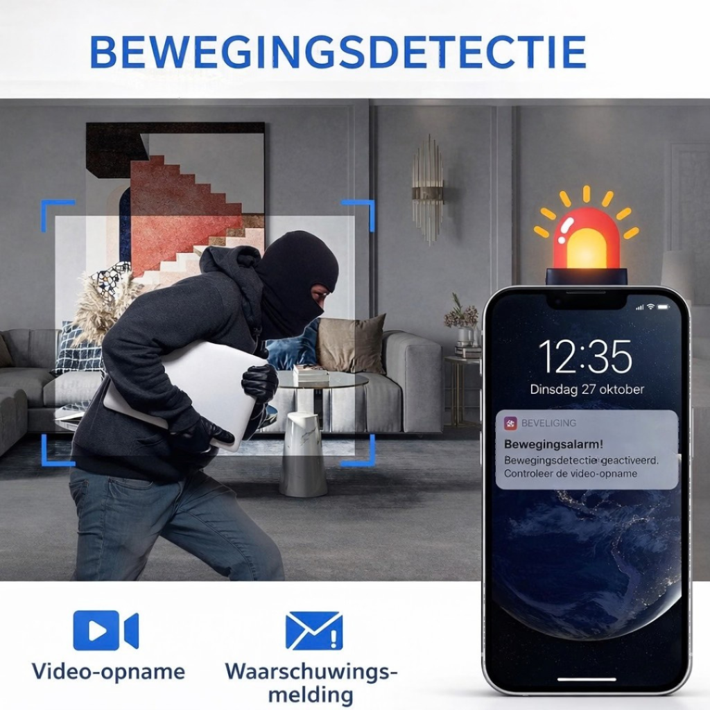 Tuya 4K WiFi beveiligingscamera