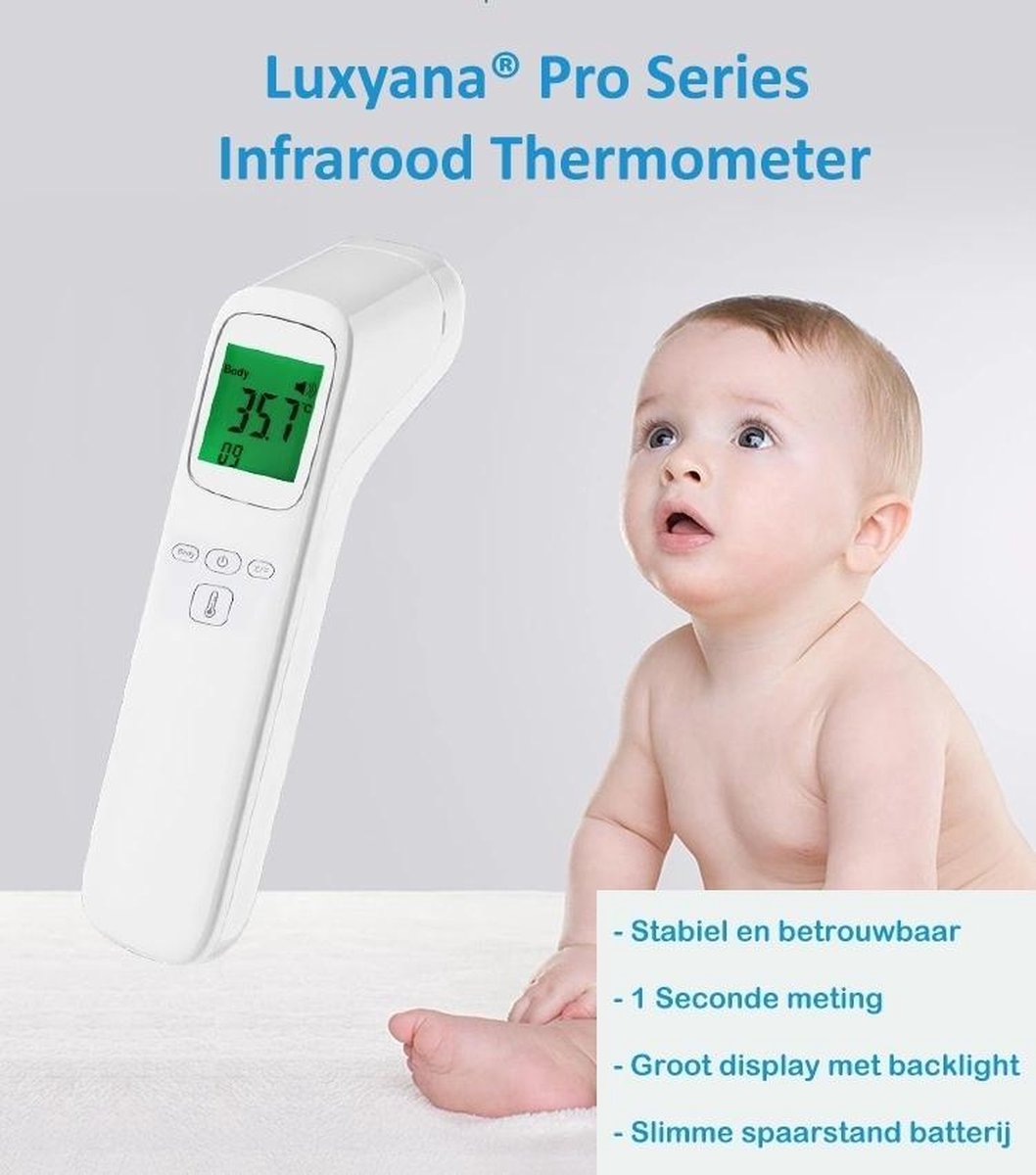 Luxyana® Thermometer Pro Serie – Schnelle, hygienische und berührungslose Temperaturmessung
