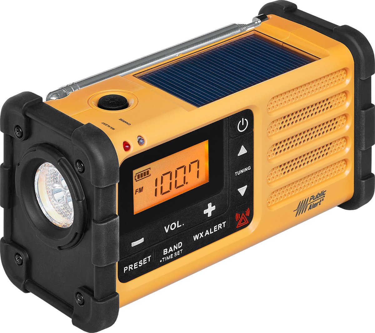 Tragbares DAB+-Notfunkgerät (UK/DAB+-Tuner, integrierter Akku) Gelb/Schwarz Sangean MMR-88