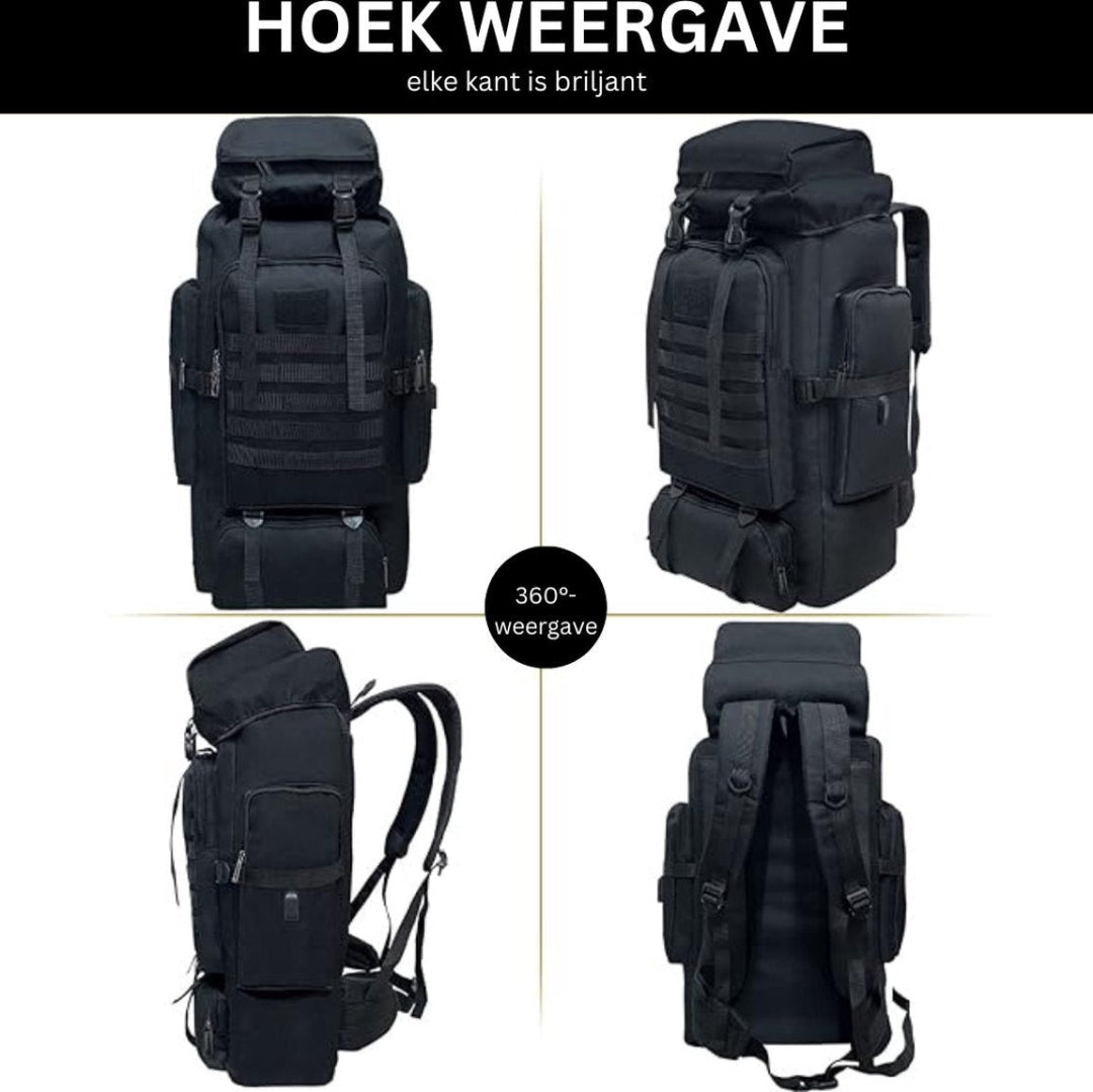 100-Liter-Rucksack – Wanderrucksack – Komplettes Notfallset