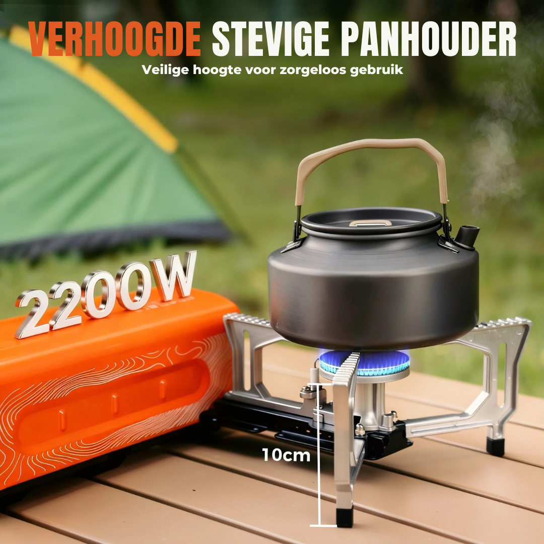 Vooma® Faltbarer Butangas-Campingkocher 2200W 