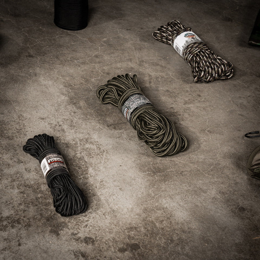 Fosco Paracord 15 Meter 5 mm Armeegrünes Seil