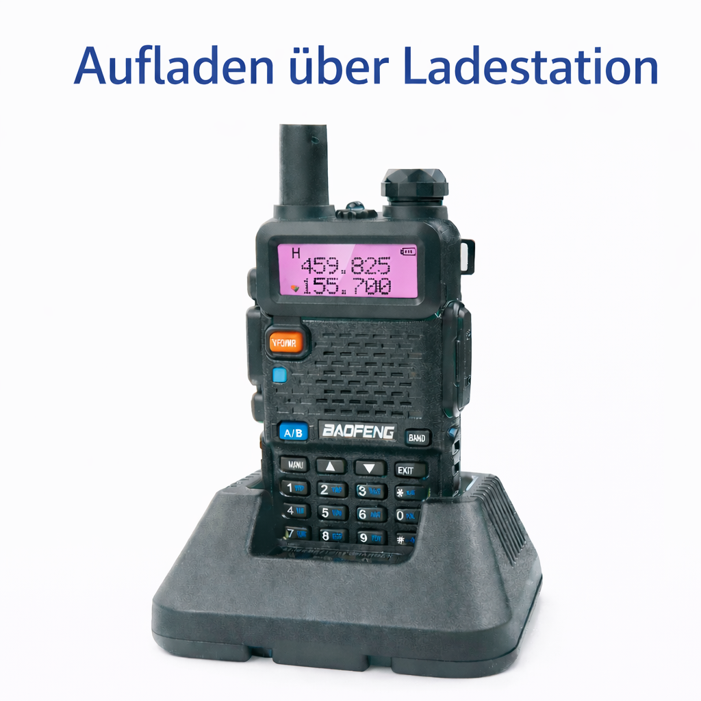Baofeng UV-5R Dualband-Funkgerät | Zuverlässige Kommunikation für Outdoor-Aktivitäten und Notfälle