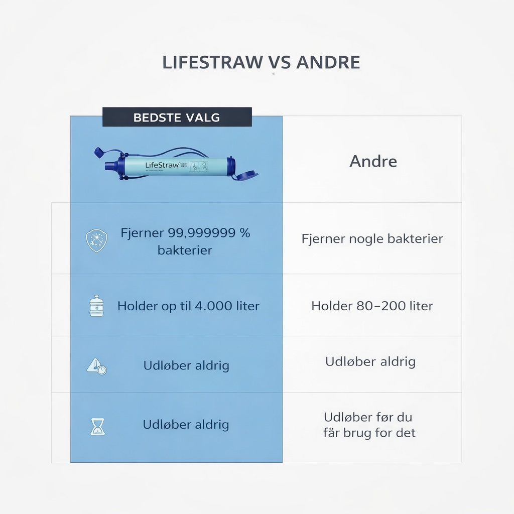 LifeStraw Wasserfilter für den persönlichen Gebrauch – Sauberes Trinkwasser immer griffbereit 