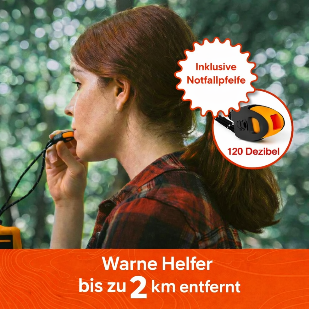 Das Survival Life Zelt (orange Verpackung)