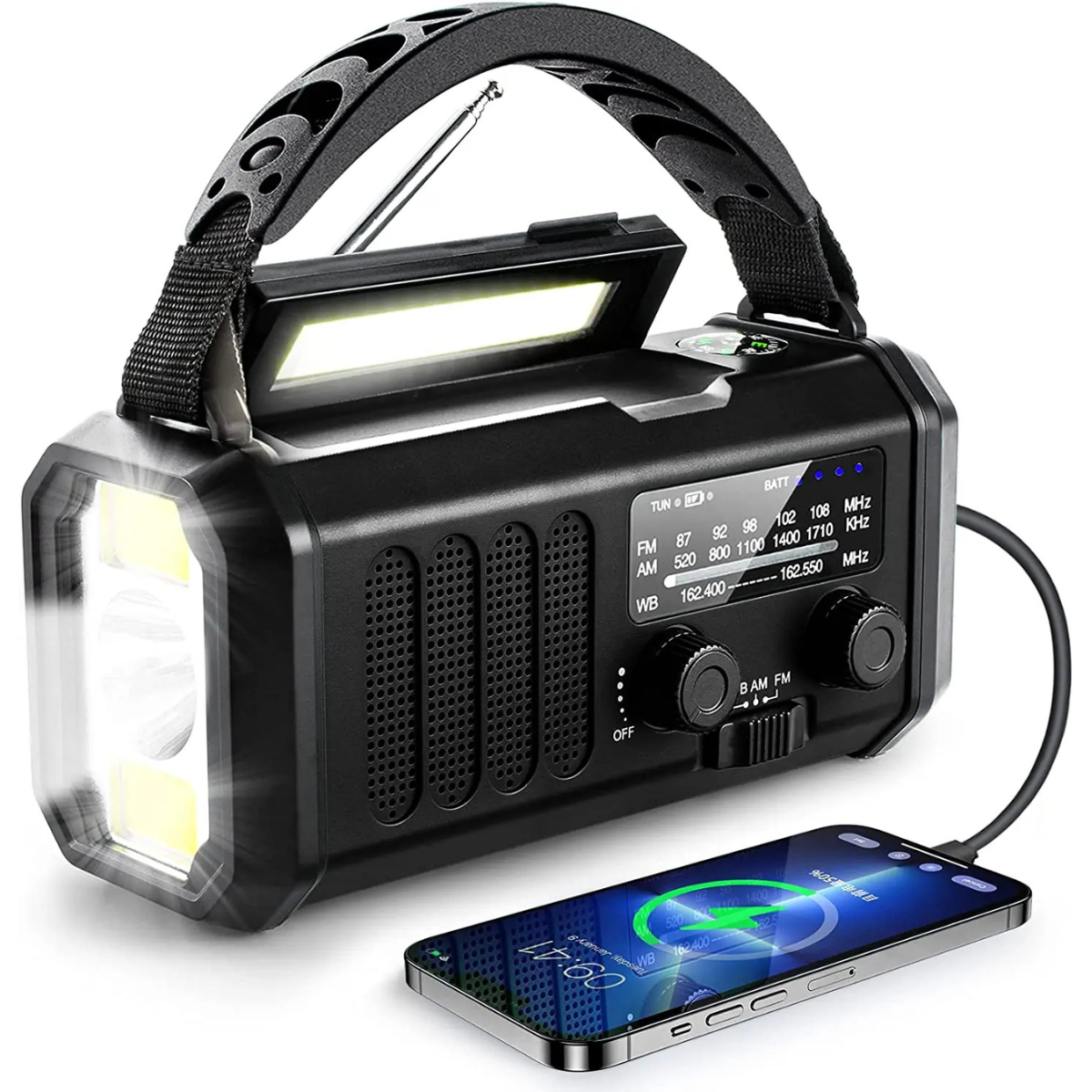 Emergency Radio Ultra mit langlebiger Powerbank (10.000 mAh)