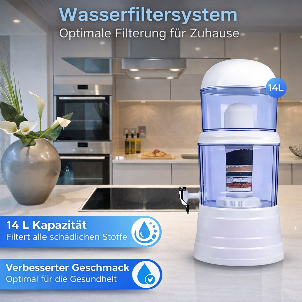 Elixir AquaVital™ 16L Alkaline-Wasserreinigungssystem