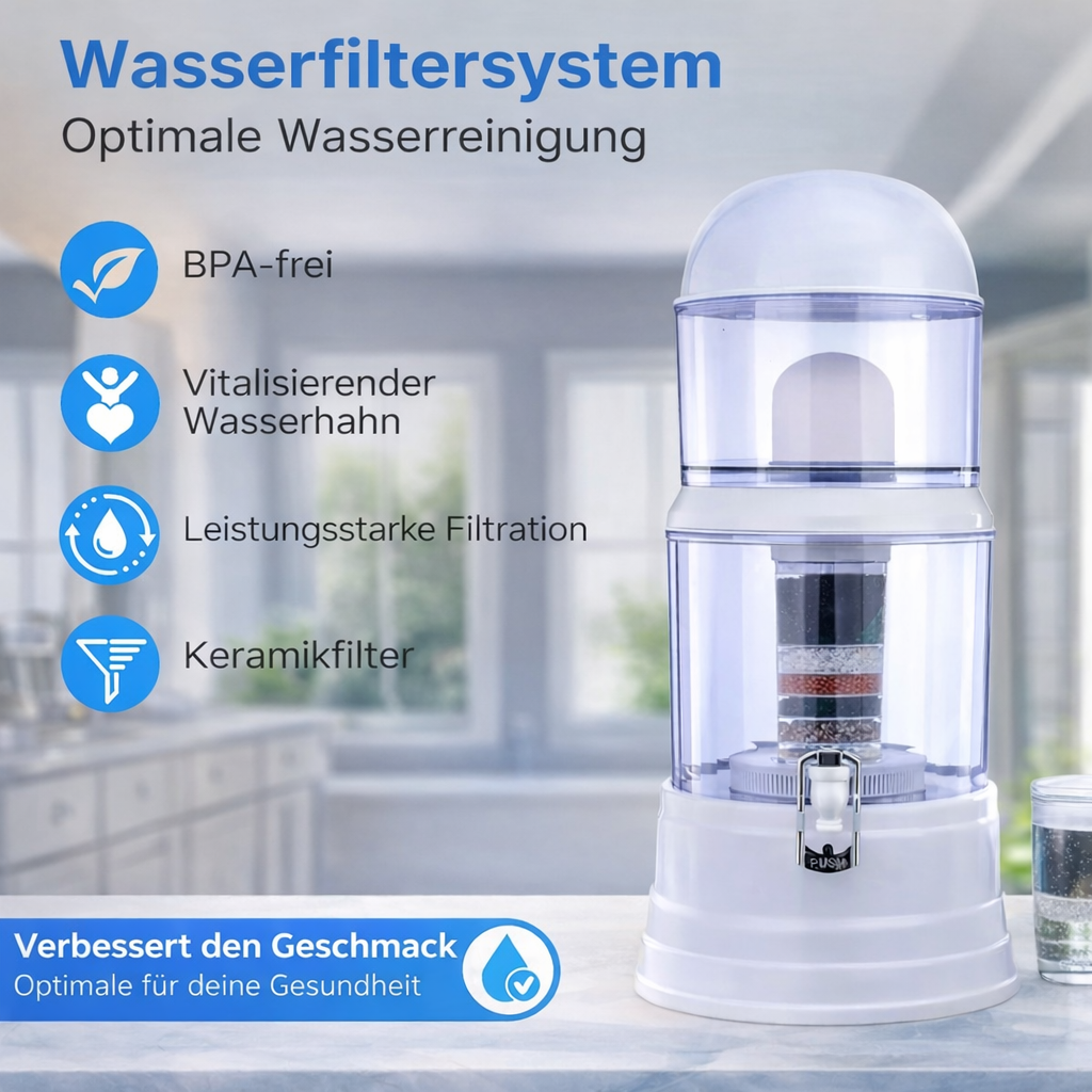Elixir AquaVital™ 16L Alkaline-Wasserreinigungssystem