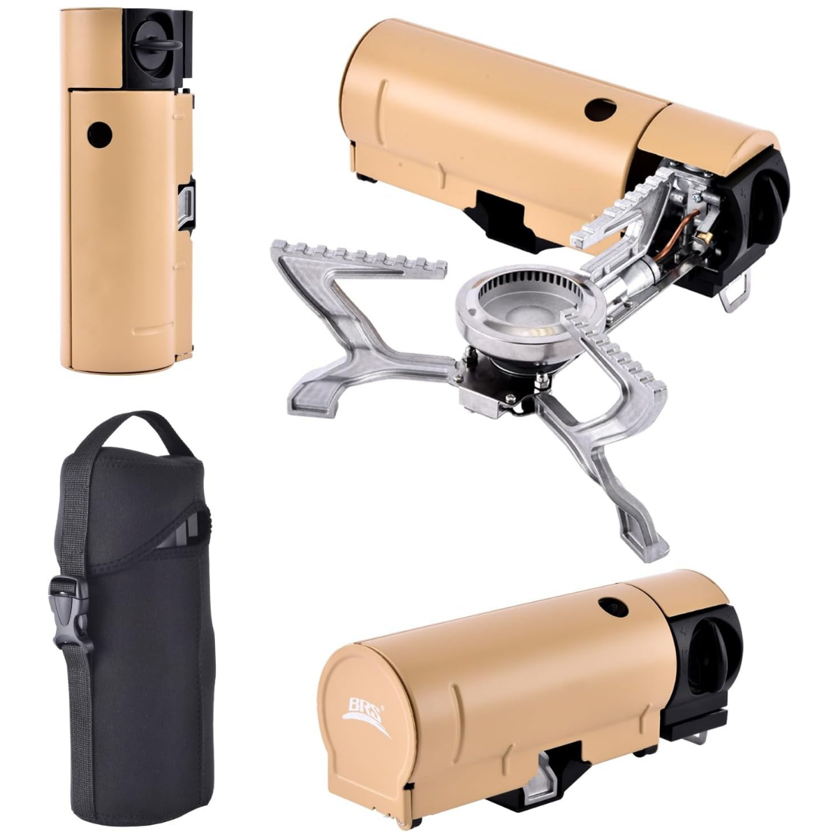 SurvivalPro Faltbarer Campingheizer – Tragbarer Gaskocher 2600W