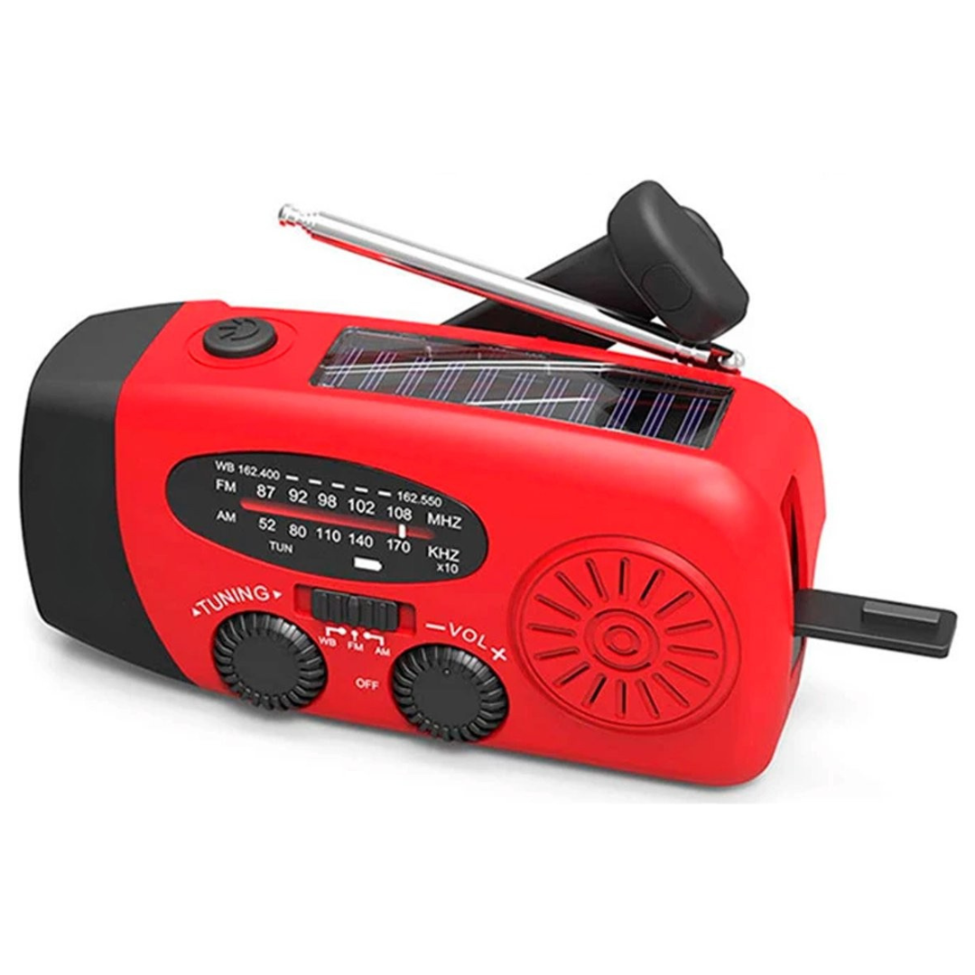 Notfallradio™ mit Taschenlampe und Powerbank – Modell 2026