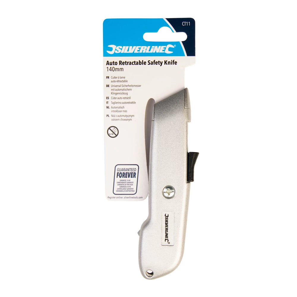 Silverline Automatisches einziehbares Stanley-Messer